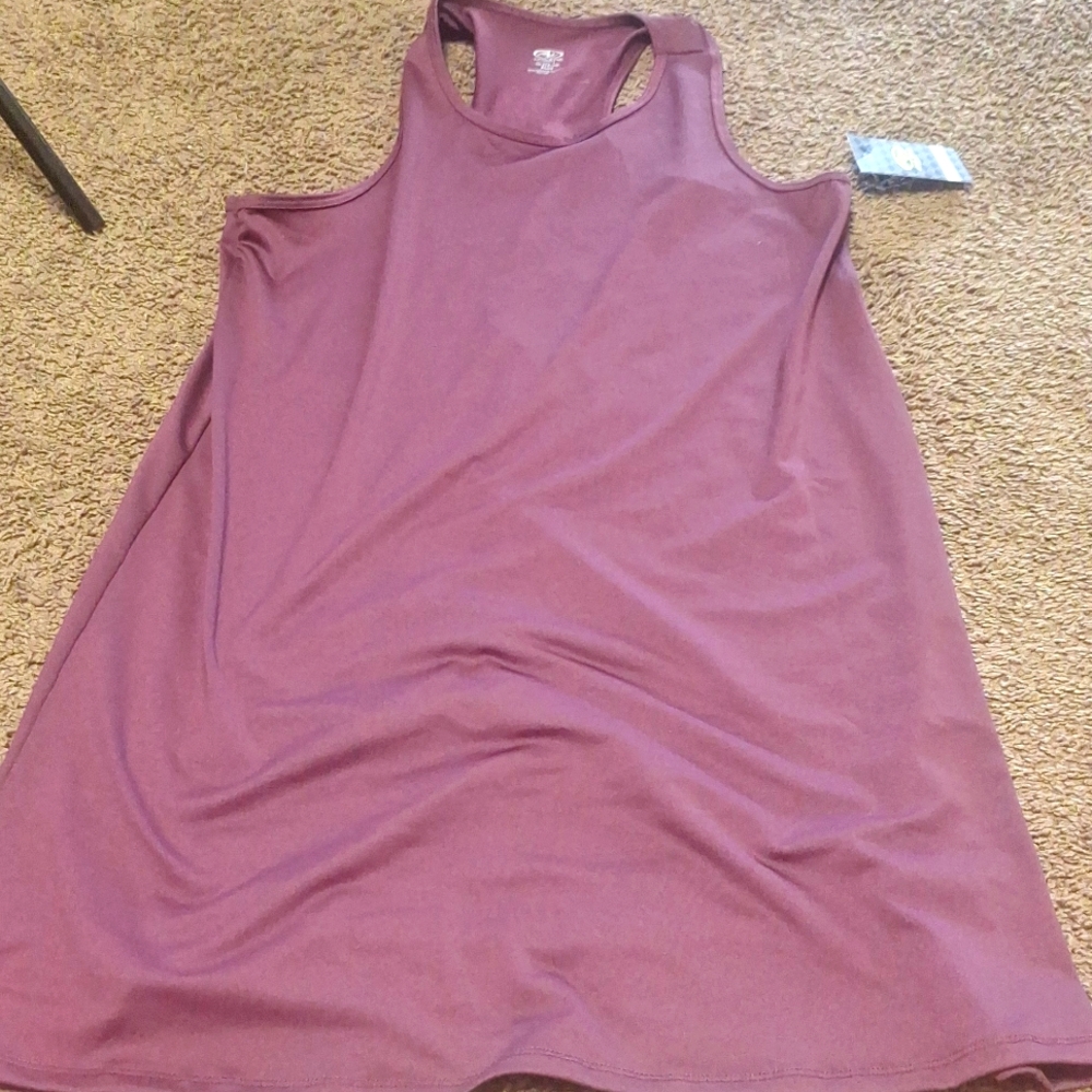 Deep purple dress